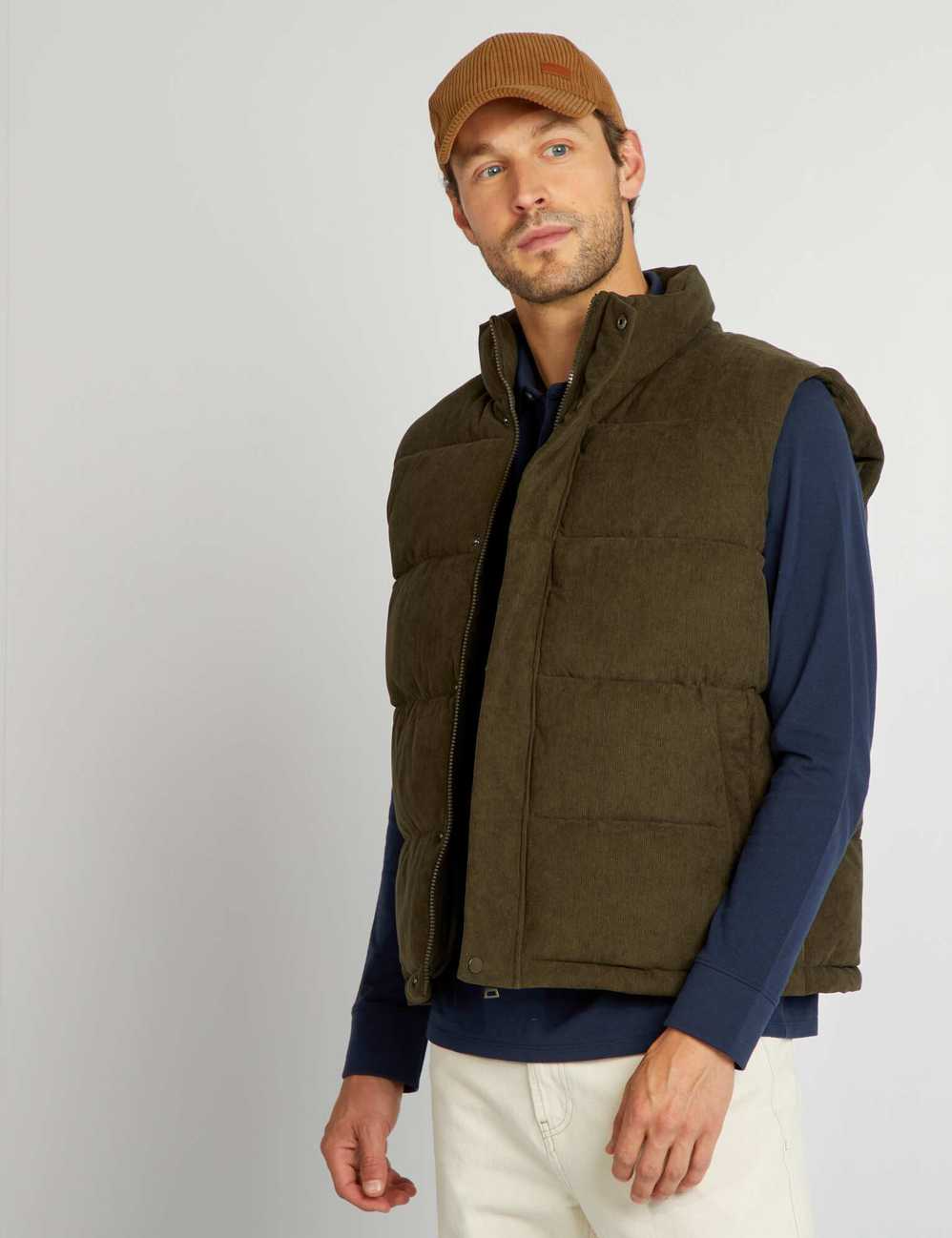 Cropped gilet