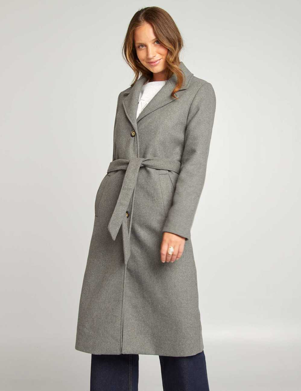 Long woollen coat