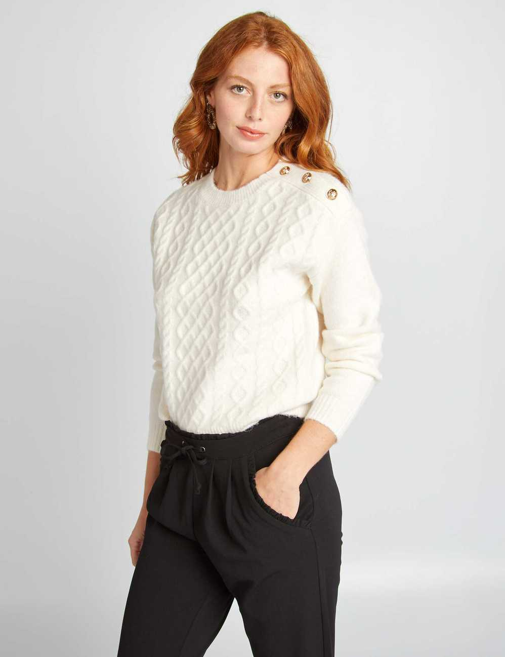 Chunky knit sweater