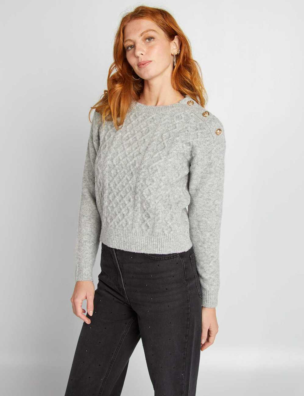 Chunky knit sweater