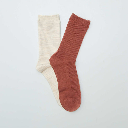 Wool socks BEIGE